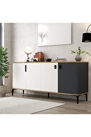 White - Anthracite - Basket Multicolor