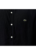 پیراهن مشکی یقه دکمه دار معمولی مردانه-thumb