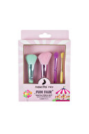 Pro Fun Fair Fair 4 مجموعه برس آرایش رنگی - اندازه کوچک-thumb