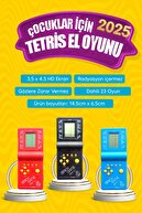 تتریس نوستالژیک اسباب بازی بازی با باتری کار می کند Mia Tetris Handheld Arcade بازی فراموش نشدنی تتریس مخلوط رنگ-thumb
