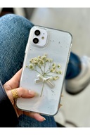 آیفون 11 گل بلوت شفاف گل سیلولی (گل واقعی) مورد تلفن اپوکسی-thumb