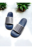 Navy Blue, White