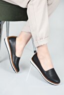 کفش زنانه بالرین ارتوپدی تنفسی مشکی کفش زنانه 512-thumb