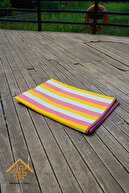 فرش سیمرف حصیری ساوانا حصیری ساحلی کمپینگ پیک نیک باغ بالکن تراس فرش تاشو قابل شستشو-thumb