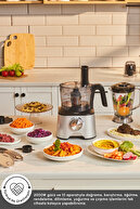 Mastermaid Power 10 in 1 Food Processor Silver Blender Set 2000w-thumb