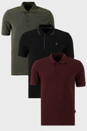 Cherry-Khaki-Black