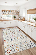 فرش مدرن مدرن قابل شستشو دیجیتال قابل شستشو با دونده فرش سالن حصیری مدرن-thumb