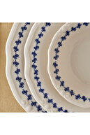 ست شام 24 تکه چینی ونسا 6 نفره آبی-thumb