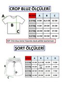 ست بچه گانه تاپ و پایین شلوارک پارچه ای پارچه ای با چاپ گلدار دخترانه-thumb