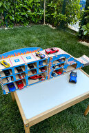 Wooden Garage + Ramp Set