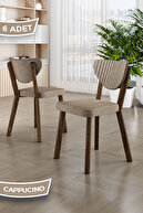 Chair Cappuccino Feet Wood Veneer