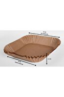 کاغذ پخت هوا سرخ کن 100 عددی کاغذ سرخ کن هوای مربعی فیلیپس سرخ کن هوای ایرفریر شیائومی-thumb