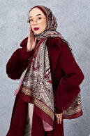 شال نخی با طرح رترو قومی، پارچه وارداتی، شال با کیفیت بالا و فصل جدید-thumb