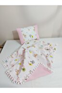 ست بالش پتوی 3 کوسنی کوسن پوشک بچه موسلین پیکه-thumb