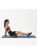 Actifoam Siyah Tırtıksız Pilates Silindiri Yoga Egzersiz  Masaj Rulosu  90 cm
