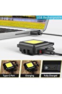 LED مینی قابل حمل USB قابل شارژ 3 کاره مگنت نور LED روشن-thumb