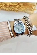Silver - baby blue