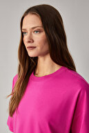 زن جمی 100 ٪ پنبه ارگانیک تناسب اندام تناسب اندام پیراهن صورتی-thumb