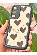 Galaxy A54 سازگار مورد سازگار با آینه قلب با الگوی لبه نرم پوشش سیلیکون محافظت شده-thumb