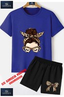 Black with Blue