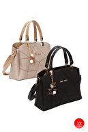 Dark Mink and Black