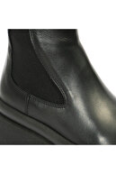 چکمه زنانه چرم اصل مشکی چلسی 2k2ub72002-thumb