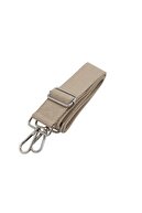Beige silver buckle