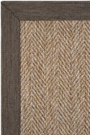 Boston M208 فرش آشپزخانه حصیری ویکر رنگ آمیزی لکه ضد قارچ -در جلوی جاده بافندگی مرز مرزی ایتال فرش سیزال-thumb