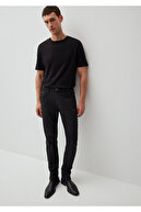 شلوار جین سیاه جیک آبی با روکش جین 0042288550-thumb