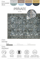 فرش خصوصی رانر فرش سبز طرح عتیقه فرش شنیل قدیمی فرش اتاق نشیمن قابل شستشو با گل های اصیل-thumb