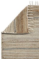 Vime 05 فرش جوت خاکستری طبیعی رانر فرش دستباف جوت فرش حصی فرش دستباف بوهمی فرش معتبر-thumb