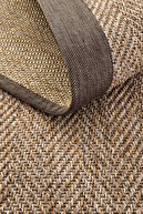 Boston M208 فرش آشپزخانه حصیری ویکر رنگ آمیزی لکه ضد قارچ -در جلوی جاده بافندگی مرز مرزی ایتال فرش سیزال-thumb