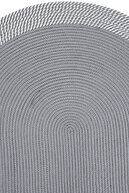 فرش بلند لوک 868 خاکستری بیضی ورودی راهرو فرش راهرو فرش حصیری بافت تزئینی جوت حصیری حمام-thumb