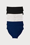 Navy blue-ECRU-BLACK