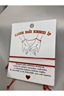 2-بسته دستبند با نخ قرمز سرنوشت لینک "Red Thread of Destiny".-thumb