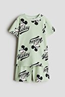 Light dusty green/Mickey Mouse