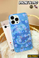 Imd Case with Gradient Blue Rose and Butterfly Hologram