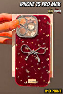 Silver Bowknot Glitter Lens Protective Case