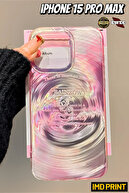 Gradient Pink Rainbow Hologram Imd Case