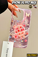 Rose Planet Imd Case with Pink Rose and Butterfly