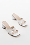 WHITE PATENT LEATHER