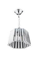 لوستر سنگ کریستال نقره تک لوکس شش ضلعی-thumb