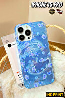 Imd Case with Gradient Blue Rose and Butterfly Hologram