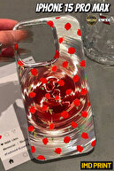 Hologram IMD Case with Red Rose Design