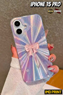 Imd Sheath with Pink Bow and Northern Lights Hologram