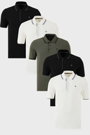 Black-Black-White-White-Khaki
