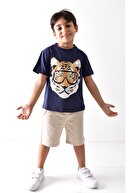 Navy Blue, Beige