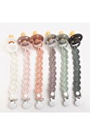 بند پستانک دست ساز طناب نخی 100% طبیعی طرح ویژه کودک/کودک-thumb