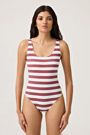 Burgundy-White