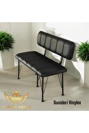 Black leather artificial